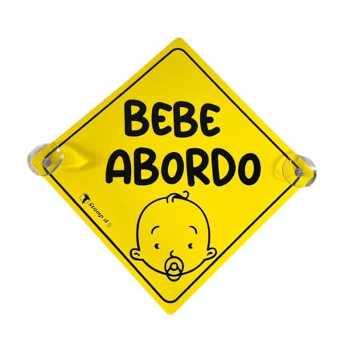 Lista de Partes de arriba para Bebé comprados en linea. 43 Letrero bebe abordo