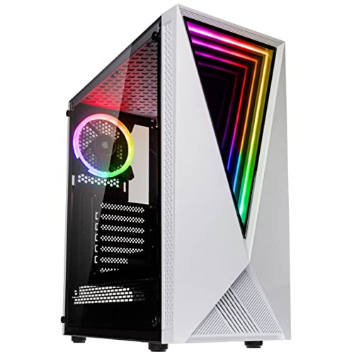 dcl24.de Gaming PC Void Rift weiß [17711] AMD Ryzen 7 5800X 8x4.7 GHz Turbo - 500GB M.2 SSD & 2TB HDD, 32GB DDR4, RTX3060 12GB, WLAN, Windows 11 Pro