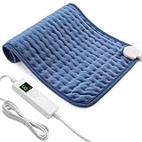 Coussin Chauffant Electrique avec 6 Niveaux de Chaleur Minuterie de 6 Heures, Ceinture Cha...
