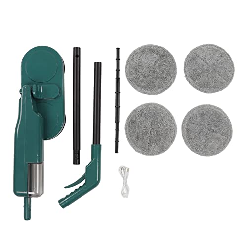 多機能電動フロアモップ パワフルな時間節約、省力化、優れた清掃効果 USB充電式コードレス電動モップ ホワイト 家庭用に最適