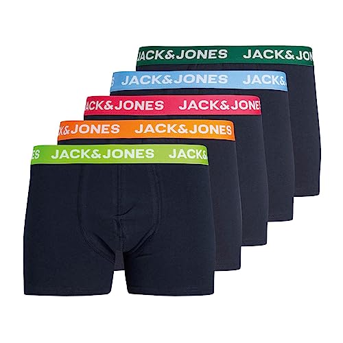 Preisvergleich Produktbild Jack & Jones JACNORMAN Contrast Trunks 5 Pack