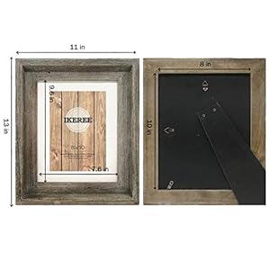 IKEREE Rustic Picture Frames 8x10, Unique and Perfectly Shabby Chic Design, Easel Back for Tabletop and Wall Display… IKEREE Rustic Picture Frames 8×10 Unique and Perfectly Shabby Chic Design Easel Back for Tabletop and Wall Display