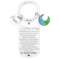 JRZDFXS Regalo del día del padre Llavero de regalo regalo de papá Llavero de hombre Regalo de Cumpleaños (9)