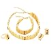 New Arrival Ethiopian Style Set Jewelry Chokers Necklace Bracelet Earring Ring Sets Eritrea Habesha Africa (Red)