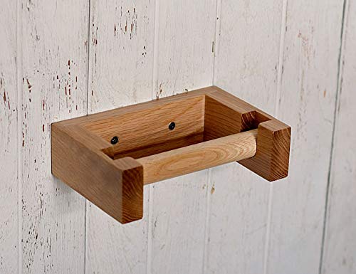 Genuine Decor Wooden Toilet Paper Holder in | Bathroom Toilet Paper roll Holder 1 Toilet Paper roll Hanger Wooden Brown Wall Toilet Roll Holder Rustic Solid Wood Paper Holder. (B08P1ZFGQS) Amazon Price History, Amazon Price Tracker