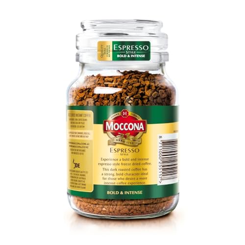 Image of Moccona Espresso Instant Coffee 100g | Imported Coffee | Premium Arabica & Robusta Blend | Freeze-Dried | Bold & Strong Flavor