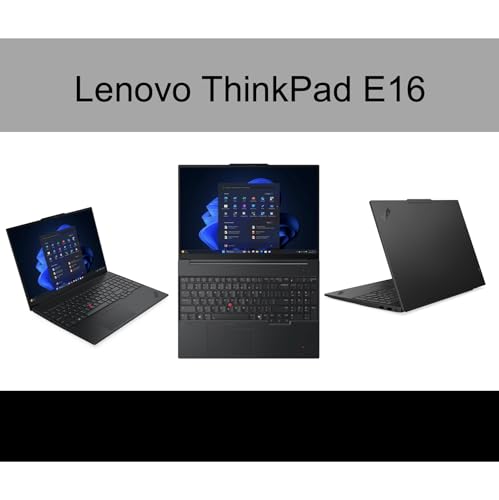 Image of Lenovo ThinkPad E16 Business Laptop 16.0 inch IPS WUXGA Display (AMD Ryzen 7 250, 16GB DDR5, 512GB M.2 PCIe SSD, Integrated Graphics, Backlit KB, Fingerprint, WiFi 6, Win 11 Pro) w /DKZ USB Port Expander