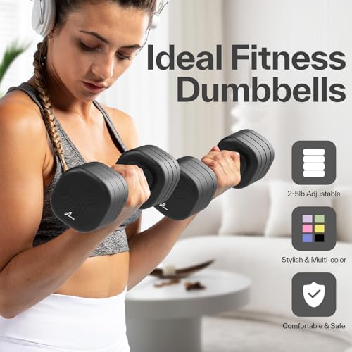 Set of 2 Adjustable Dumbbells 50lbs