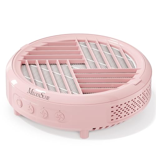 MelodySusie Aspirateur Ongles Professionnelle, HPro Faible Bruit Aspirateur de Table Puissant, Portable Onglerie Materiel Professionnel Kit Manucure Pedicure...