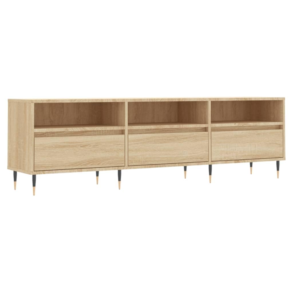 Mobile TV basso in rovere Sonoma, 150 x 30 x 44,5 cm