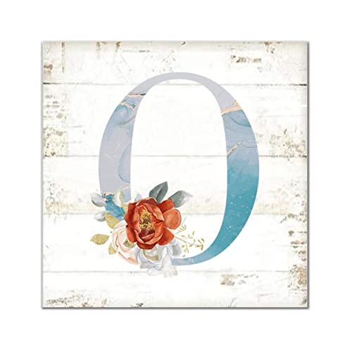 Lettre O en bois rétro déco pour sublimer une porte d'entrée fade