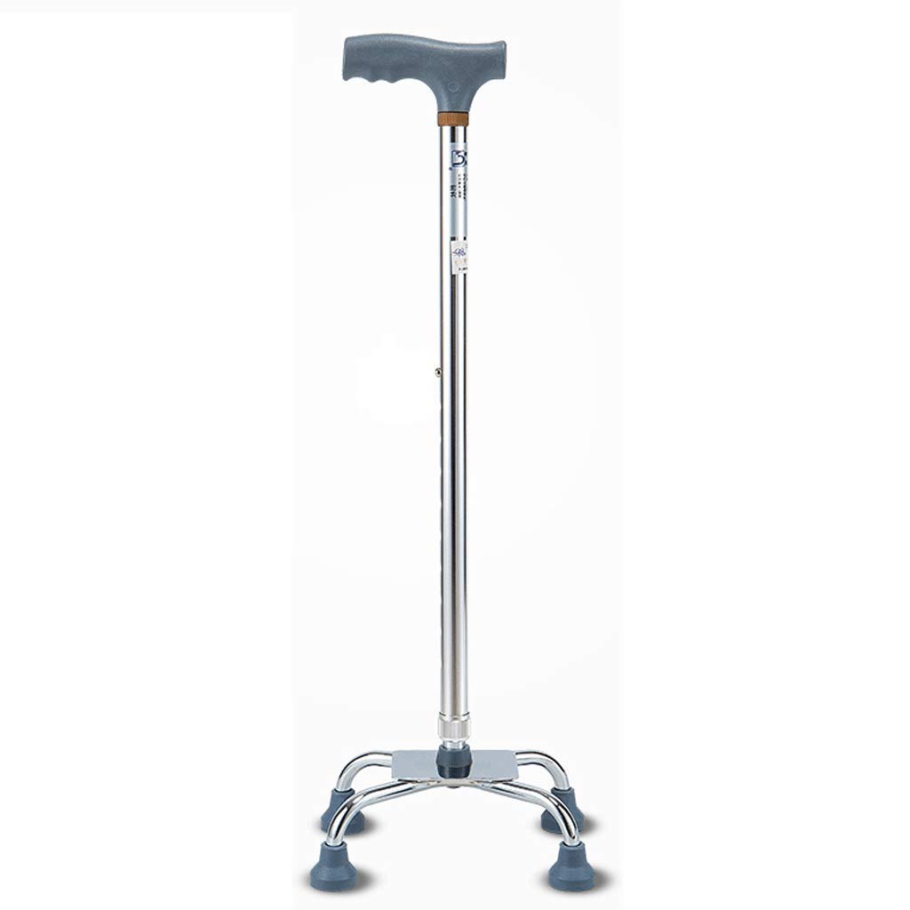 Buy DZY Old Man Crutches Medical Crutches Cane Four Feet Telescopic Non