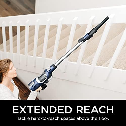 Shark HZ600C Ultralight Pet Pro Corded Stick Vacuum with PowerFins & Self-Cleaning Brushroll, Perfect for Pets, Converts to Hand Vacuum, Pet Power Brush, Crevice & Upholstery Tools, Blue (Renewed) - View 5
