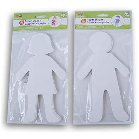 Paper People (Boy, Girl) Shapes - 30 Count Cover
