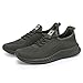 Men's Road Running Shoes Fashion Sneakers Ultra Light Mesh Walking Shoes Breathable Comfortable Casual Knit Workout Shoes AllGreen 6.5