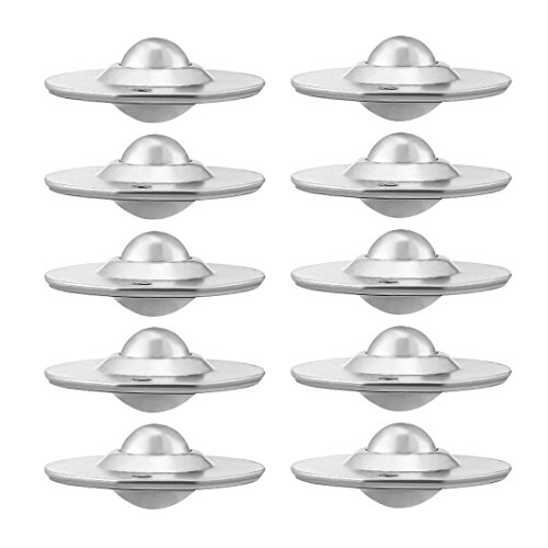 SODIAL CY-25B 1-inch Carbon Steel Roller Ball Flange Conveyor Transfer Bearing 10pcs