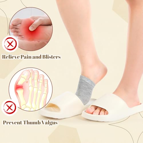 Image of Twistover 10 Pairs Women's Slide Sandle Sock Open Toe Slide Liner Slipper Shoe Foot Protector No Show Toeless Half Socks