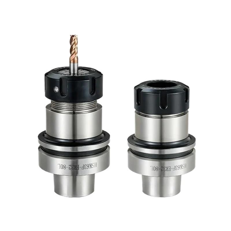 1 portaherramientas HSK63F for máquina de grabado y carpintería.(HSK63F-ER20-100L)