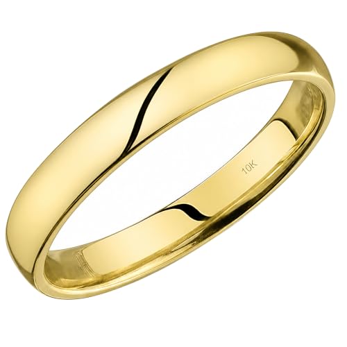 Image of 10k Light Comfort Fit Wedding Band