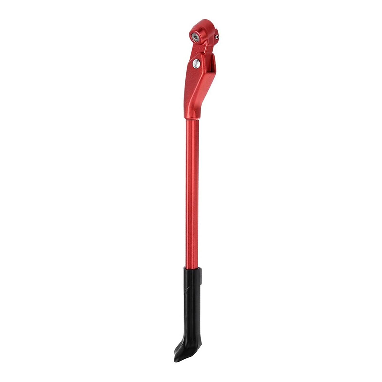 Stojak na rowery, akcesoria rowerowe, z antypoślizgowymi gumowymi nóżkami, szybkozłączką Podpórka na rower ze stopu aluminium Podpórka boczna na rowery MTB 26/27,5/29 cali Czarne/czerwone Antypoślizgo