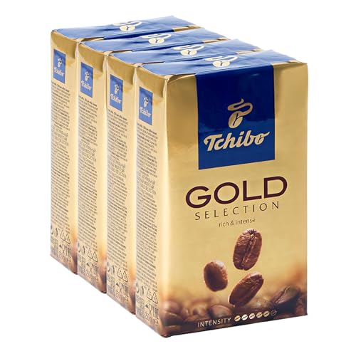 Tchibo Gold Selection Ground Coffee, 8.8-Ounce Packages (Pack of 4)