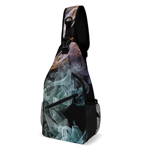 Psychedelic Smoke Sling Bag mochila casual para hombre y mujer