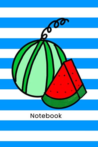 I love watermelon notebook for kids age 2-6 years old: notebook paperback 6 x 0.4 x 9 inches and has 50 sheets (100 pages)