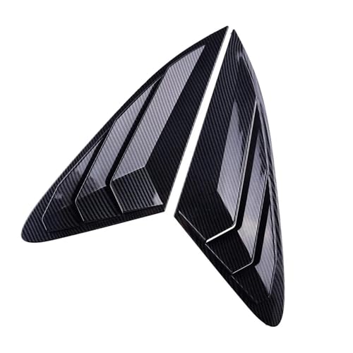 Persiennes de fenêtre latérale KIA K5 GT 2020-2025 en ABS robuste look fibre de carbone