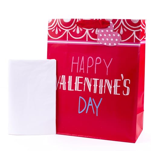Hallmark Ready-to-Go Extra Large Gift Bag (Happy Valentine's Day On Red)