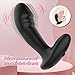 Silicone Plug Anal Vibradorador Hombre Juguetes Sexuales, Plug Anales Consoladores.. para Hombre, Vibrador Anal Juguetes Eróticos para Pareja Sexuales con 7 Modos Giratorios y 7 Modos Vibratorios