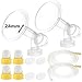 Nenesupply Compatible Pump Parts for Medela Pump in Style Breastpump 24mm Breastshield Valve Membrane Tubing Not Original Medela Pump Parts Replace Medela Pumpinstyle Parts Replace Medela Accessories