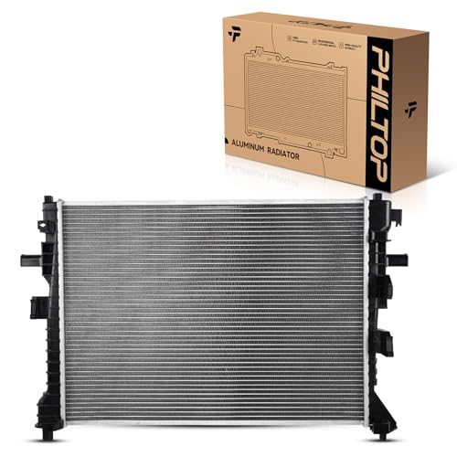 Image of PHILTOP Radiator Compatible with 2006-2011 Crown Victoria, 2006-2011 Grand Marquis, 2006-2011 Town Car, Automotive Engine Radiator Replace# CU2852, 0AFD5801, 221-9072, 2219072, 2441, 2852C
