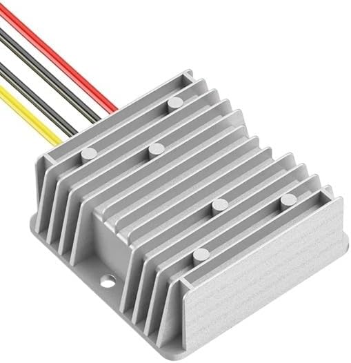 COFA-12V 20A 240W Voltage Converter,DC17-55V to DC 12V Voltage Regulator Transformer with Fuses Holder,Wire Terminals