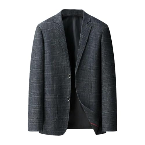 Blazer décontracté à carreaux pour homme veste printemps légère