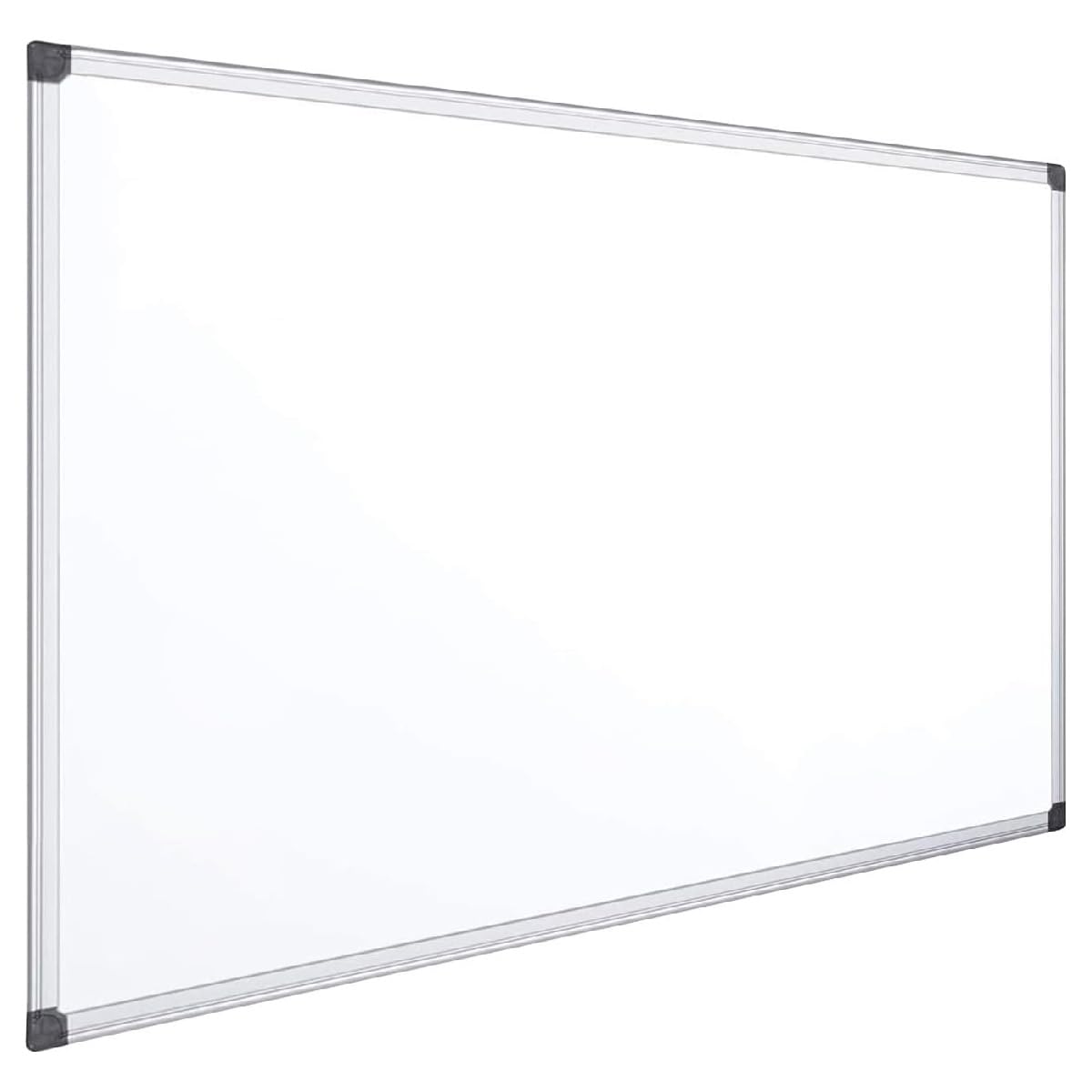 Pizarra Magnética Blanca, Pizarra Marco de Aluminio, Superficie Lisa Fácil de Borrar, Pizarra para Tomar Notas, Dibujar, Enseñar u Organizar, Herramienta para Oficina y Escuela - Ofituria (120x90)