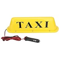 Parkplatzschild, Kennzeichen, Parkplatz Kennzeichen, Magnetisches Taxi Cab Sign DC12V Wasserdicht Leuchtschild Topper Auto LED Birnen Taxi Cab Roof Top Sign Light Shell Topper mit versiegelter Basis