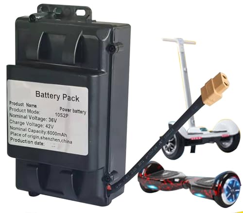 Batterie Hoverboard 36V 2.4Ah Batterie De Remplacement 36V2400mah pour Scooters Électriques/Balançoires Électriques 36V2400MAH