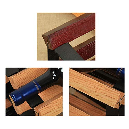 Soporte de vino de madera para 12 botellas miniatura 4
