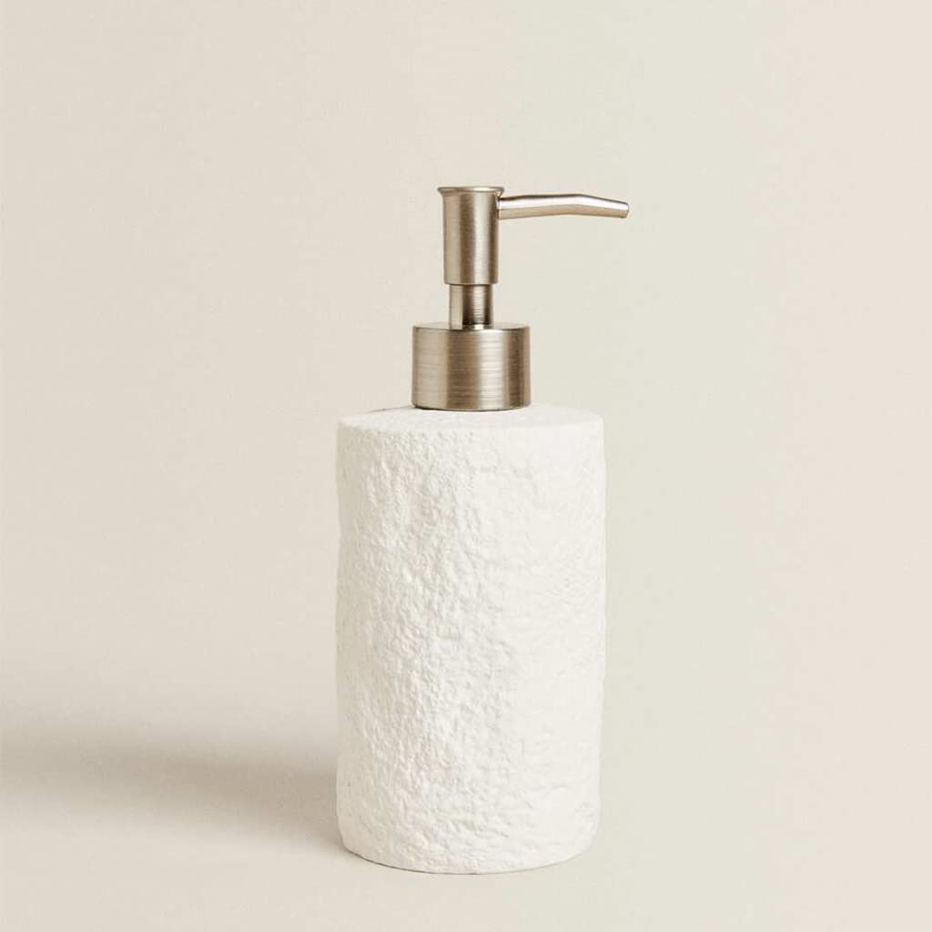 OLOTU Dispensadores de jabón de cerámica, Bomba de jabón para baño, dispensador de loción Recargable de 360ml/12oz con Bomba, Botella desinfectante para Manos de Ducha Dispensador de champú
