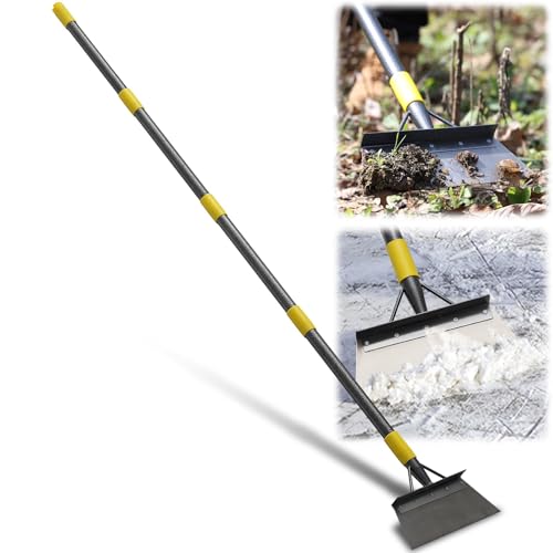 Pala plana multifuncional ajustable para jardinería 78 pulg miniatura 1