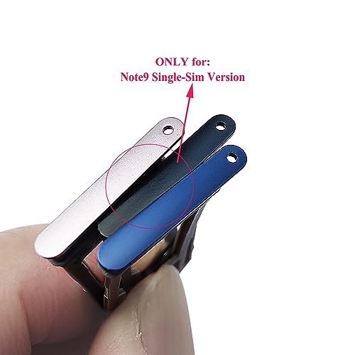 Ubrokeifixit Galaxy Note9 Micro SD Card Slot Single Sim Card Tray Holder Replacement for Samsung Galaxy Note9 SM-N960U SM-N960F Blue - image 2