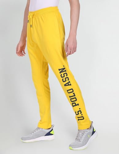 Image of U.S. POLO ASSN. Men's Mid Rise Regular Track Pants