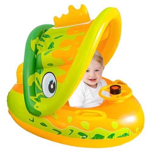 Flotteur de piscine protégeant bébé du soleil et des vagues - 6