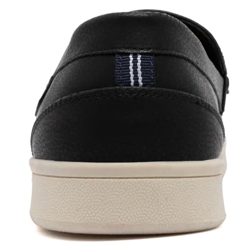 Image of Nautica Men's Slip-On Loafers Casual Moc Toe Sneakers Boat Shoes Slipper for Men - Lightweight & Comfortable - Derwin