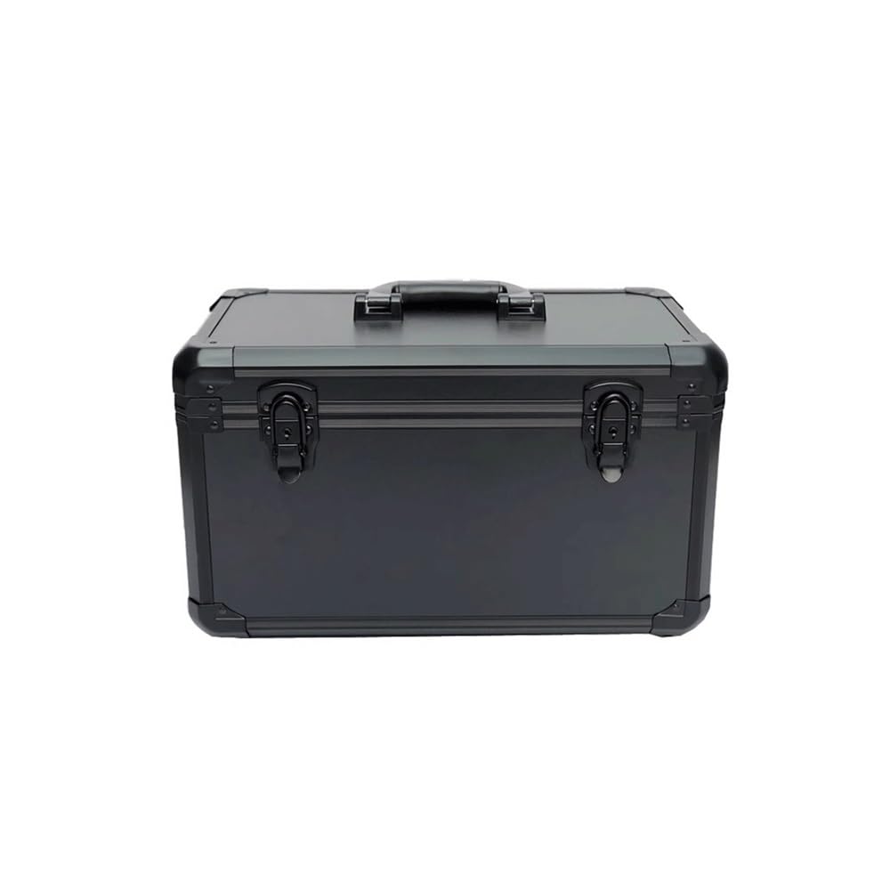 Tool Case Household Hardware Toolbox Black Multifunctional Repair Box Handheld Instrument Model Airplane Dual Control Storage Solution