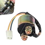 Shakas Starter Solenoid Relay, 35850-HM7-000 Relay Harness Plug Accessories, Compatible with HNDA TRX90 TRX200 TRX300 TRX350 TRX400 TRX420 TRX450 TRX500 TRX650 TRX680 Fourtrax Foreman Rancher (Gold)