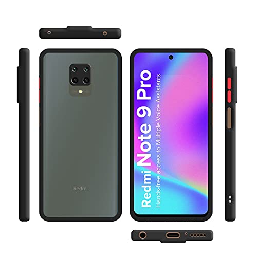 Image of Basic Case for Mi Redmi Note 9 Max /Poco M2 Pro (‎Glass, Acrylic, Polycarbonate Black)