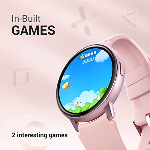 Image of Fastrack Reflex Play|1.3 inch AMOLED Display Smart Watch with AOD|Premium Metallic Body|Animated Watchfaces|in-Built Games|BP & Sleep Monitor|24x7 HRM|SpO2|Multiple Sports Modes|Upto 7 Day Battery|IP68
