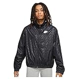 Nike Women's W NSW WVN GX JKT FTRA Jacket, Black/White, M