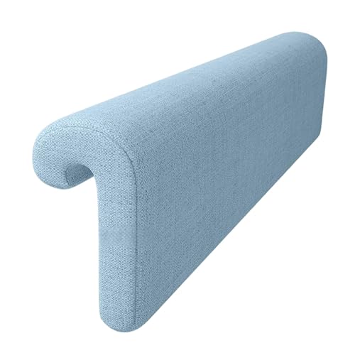 Image of ATORSE Bed Hanging Headboard Pillow Modern Bedside Pillow Ergonomic Removable Cover Blue